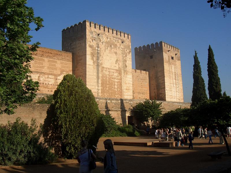CIMG0078.JPG - Granada/Alhambra: Blick zur Alcazaba