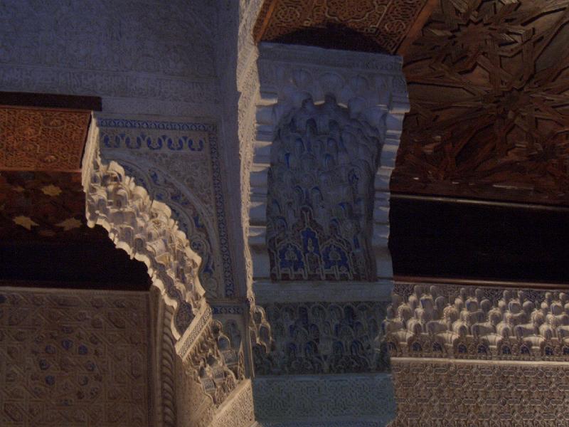 CIMG0083.JPG - Granada/Alhambra: Stuck im  Königspalast