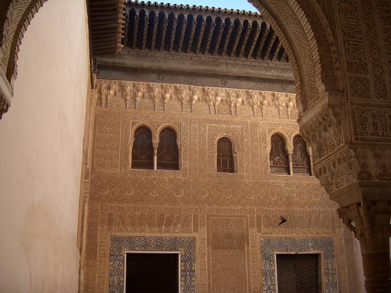 CIMG0085.JPG - Granada/Alhambra: Goldener Hof im  Königspalast