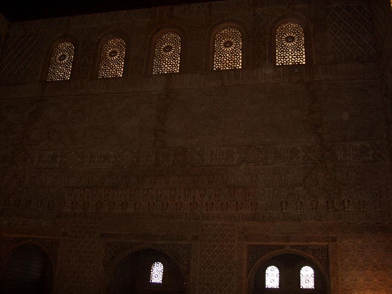CIMG0088.JPG - Granada/Alhambra: Barken-Saal im Königspalast