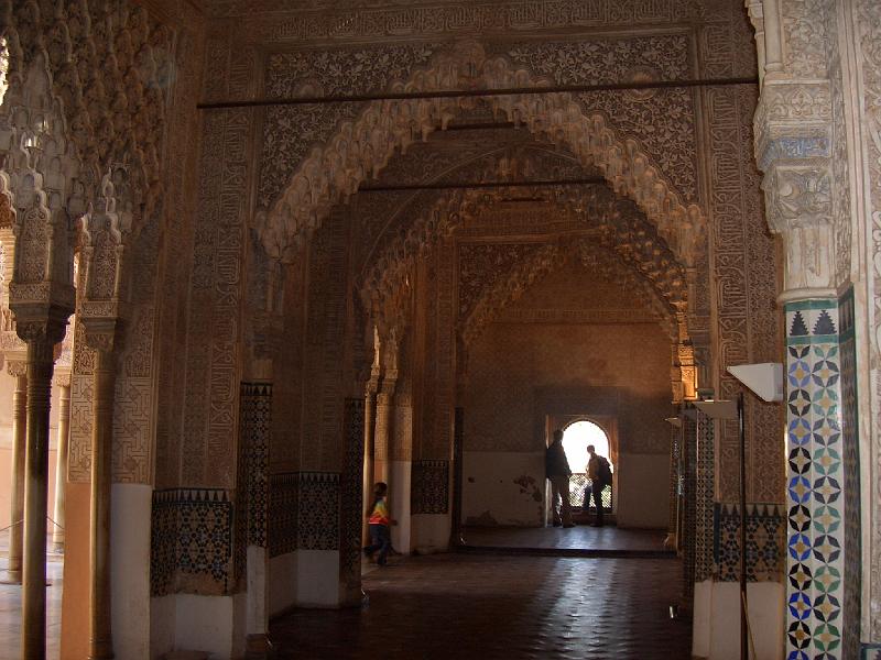 CIMG0095.JPG - Granada/Alhambra: Königssaal im Königspalast