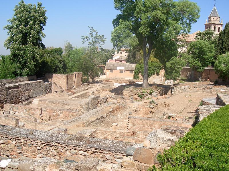 CIMG0115.JPG - Granada/Alhambra: Ausgrabungen im Generalife (Garten des Architekten)