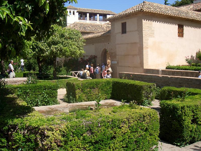 CIMG0124.JPG - Granada/Alhambra: vor dem Hof der Sultanin im Generalife