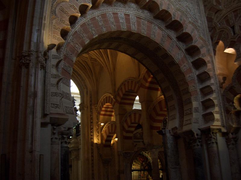 CIMG0197.JPG - Cordoba/Mezquita Catedral: der Torbogen von der Moschee-Seite aus gesehen