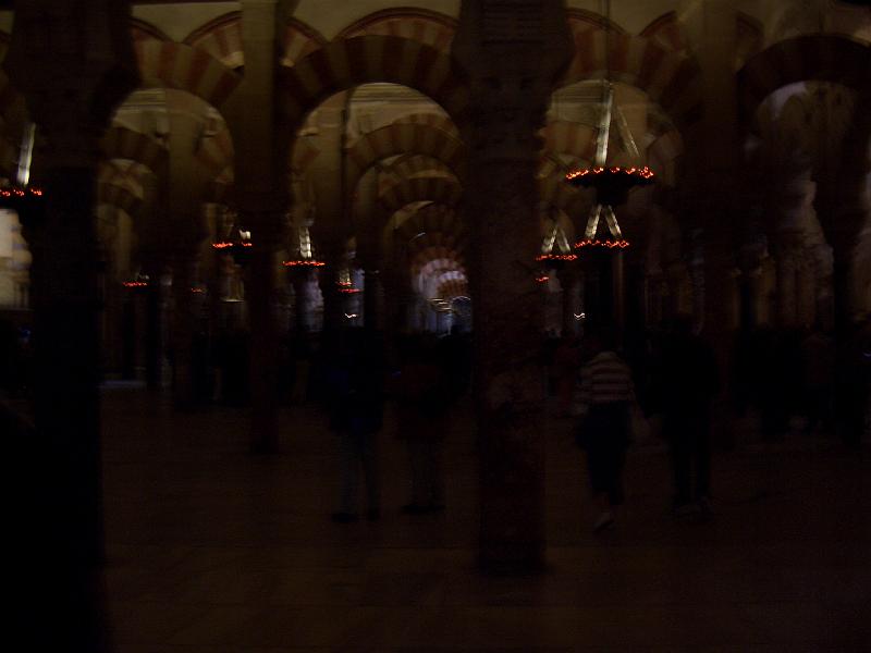 CIMG0204.JPG - Cordoba/Mezquita Catedral: im Moschee-Teil ist es recht dunkel