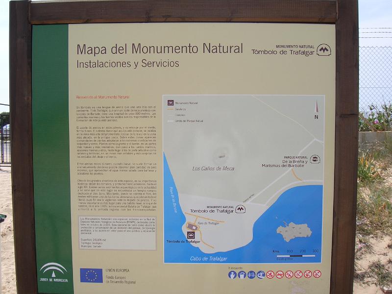 CIMG0271.JPG - Kap Trafalgar: Tafel mit Naturparkbeschreibung (nur spanisch)