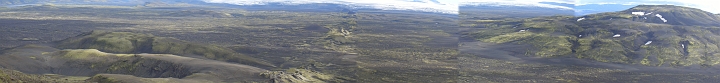 CIMG2711bis2716P.JPG - Laki (818m): Panorama-Blick in Richtung Osten (Gletscher Sidujoekull).
