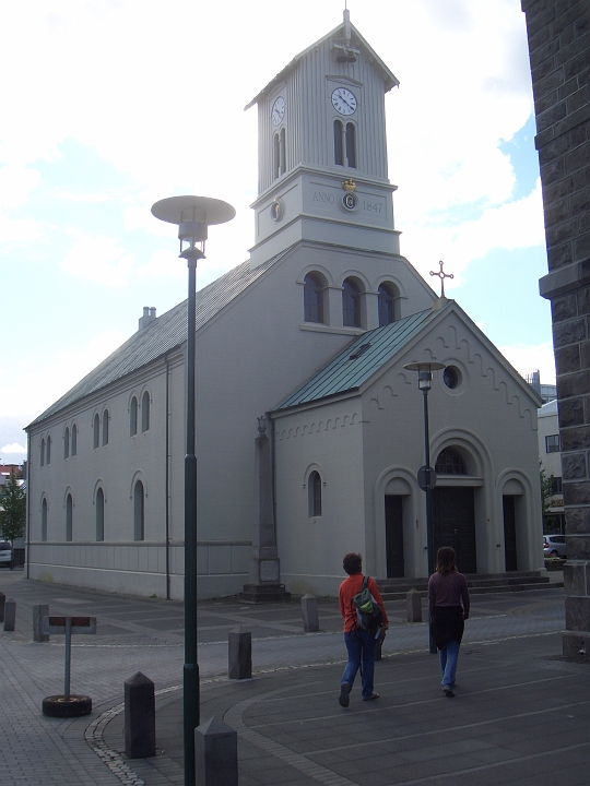 CIMG2789.JPG - Reykjavik: Blick auf die Domkirche.
