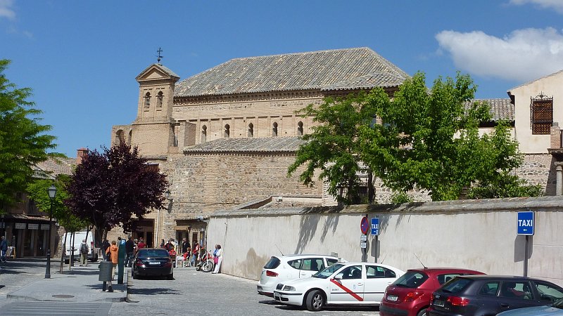 P1000788.JPG - Toledo: Blick zur Synagoge del Transito.