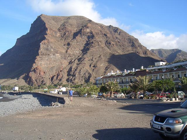 CIMG1008.JPG - Valle Gran Rey: Blick über den Strand nach La Calera 2