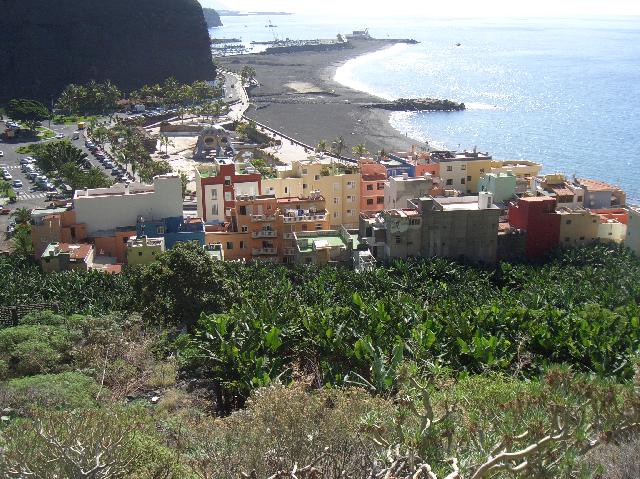 CIMG1909.JPG - Wanderung Tazacorte - El Time - Tazacorte: Blick auf Puerto de Tazacorte
