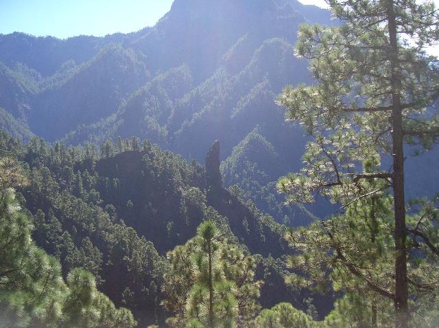 CIMG2011.JPG - Abstiegsweg zum Barranco de las Angustias: Blick zum Roque Idafe
