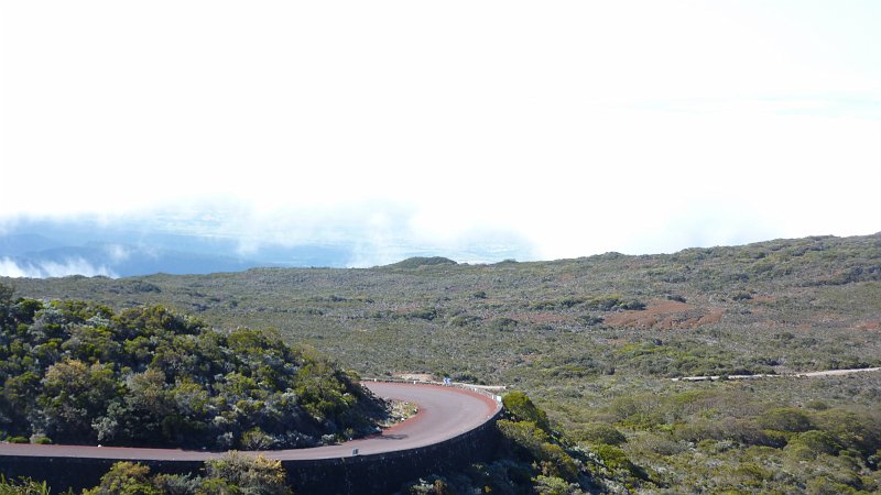P1020473.JPG - Route du Volcan: Die Straße führt durch die Lavafelder